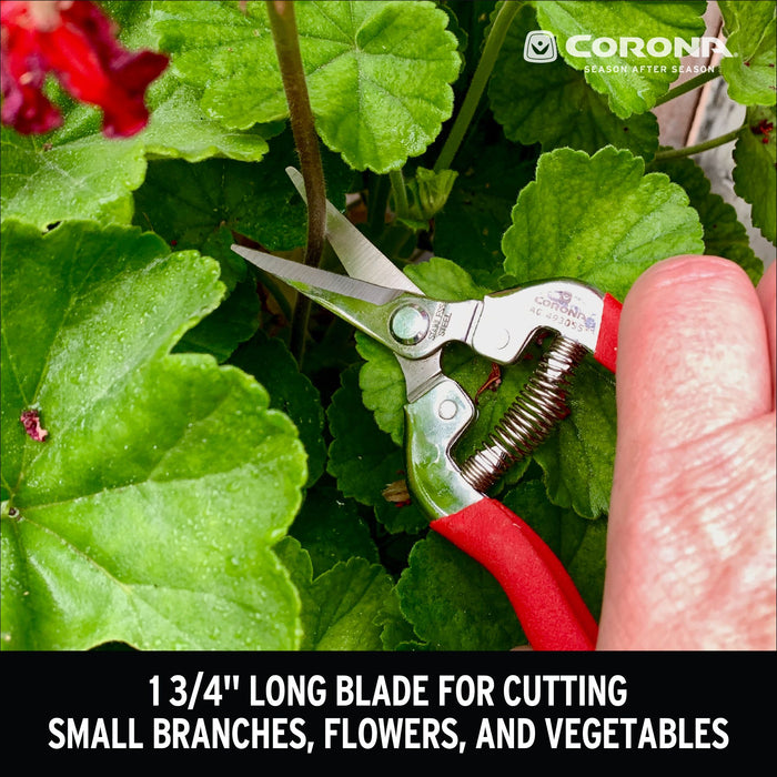 Corona® Long Straight Snip - Stainless Steel Hand Pruners